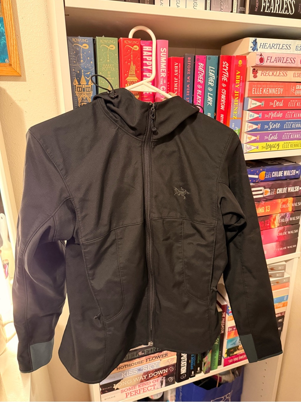 Black Lightweight Hooded Softshell Jacket - Women’s 4-6